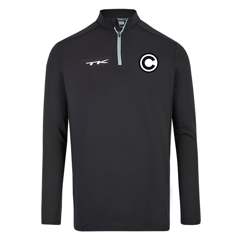 LONGSLEEVE ZIPPER SCHWARZ